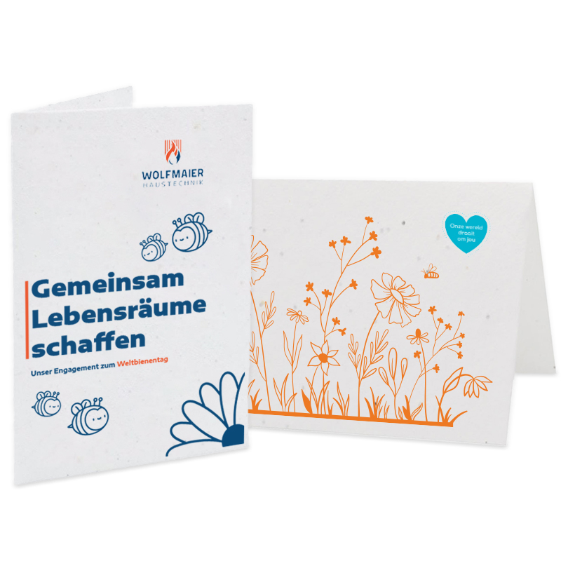 Groeipapierkaart A5 | Eco geschenk